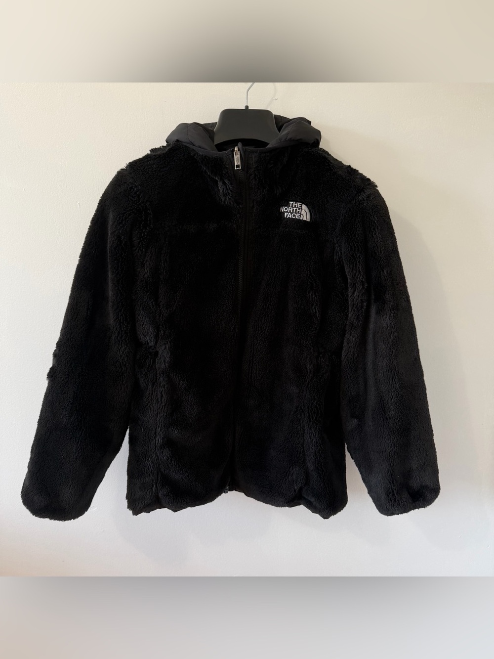The North Face Girls' Reversible Mossbud Jacket Black Size XL (14/16)